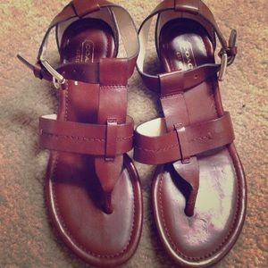 authentic coach sandals
