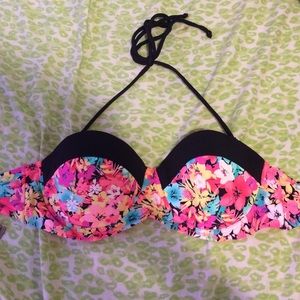 Bathing suit flower top