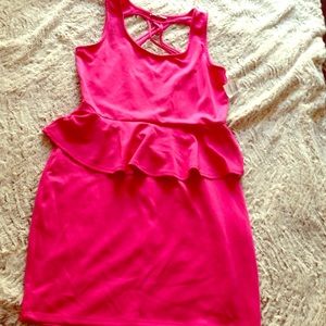 Pink pedelum dress never worn