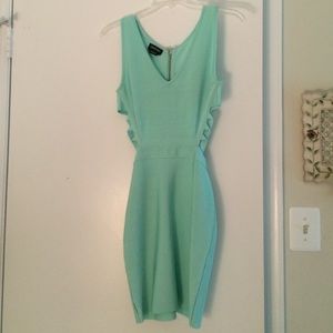 Minty/turquoise bodycon bandage dress!