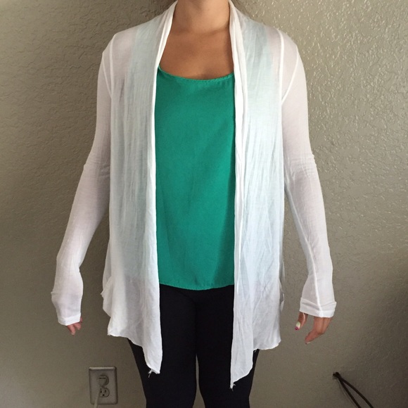 Lightweight white cardigan