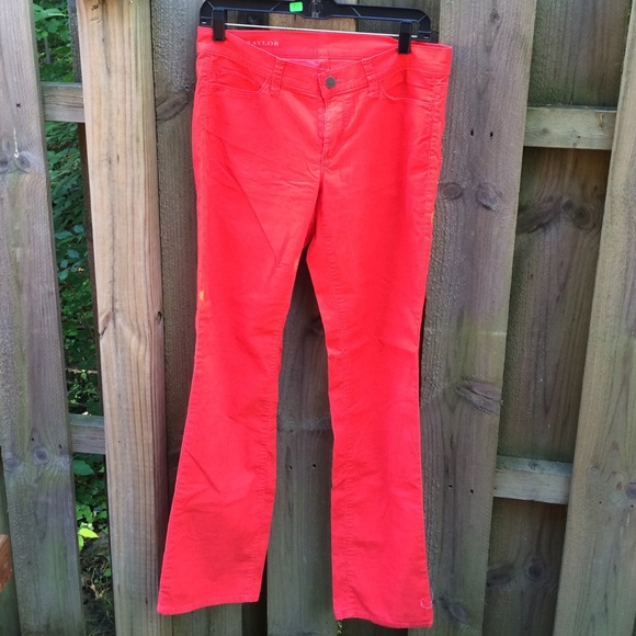 Orange Ann Taylor pants