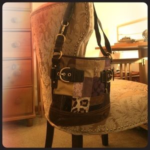 Coach patchwork handbag