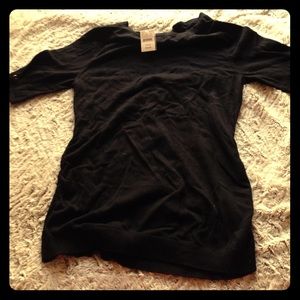 Black maternity top never worn nwt