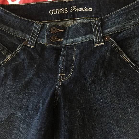 Guess Premium Stretch Straight Jeans - Picture 2 of 3