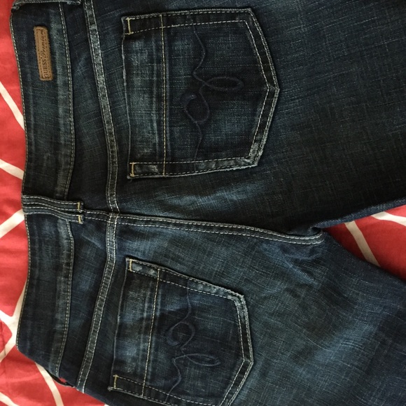 Guess Premium Stretch Straight Jeans - Picture 3 of 3