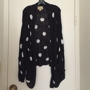 Wildfox polka dot cardigan