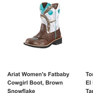 Women's size 8.5 Ariat fat baby