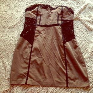 Bebe lace bustier dress never worn nwt