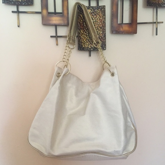 Beige shoulder bag - Picture 2 of 4