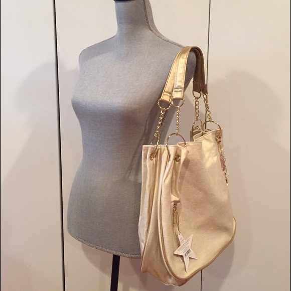 Beige shoulder bag - Picture 4 of 4