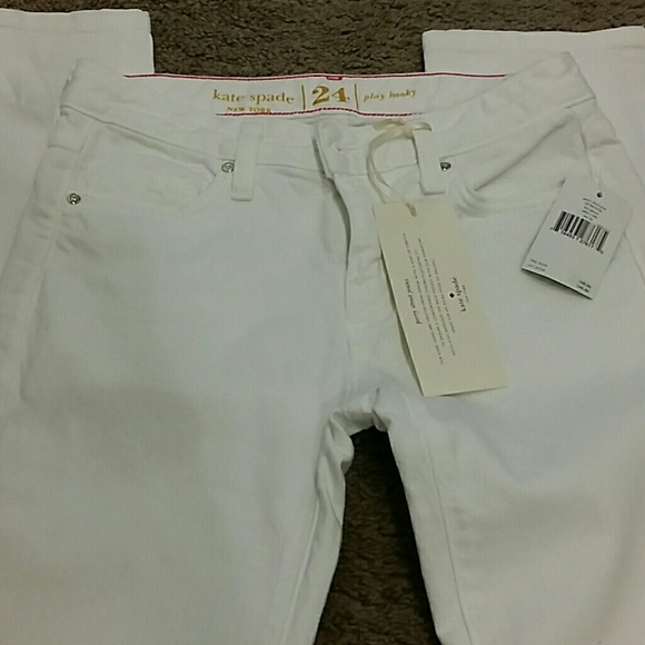 Kate spade white jeans
