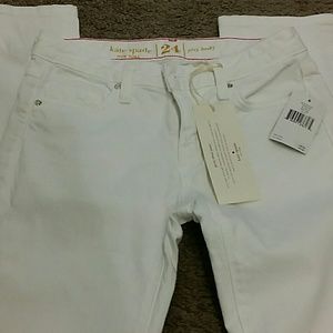Kate spade white jeans