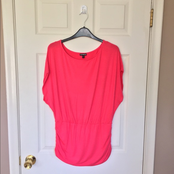 Pretty pink top.