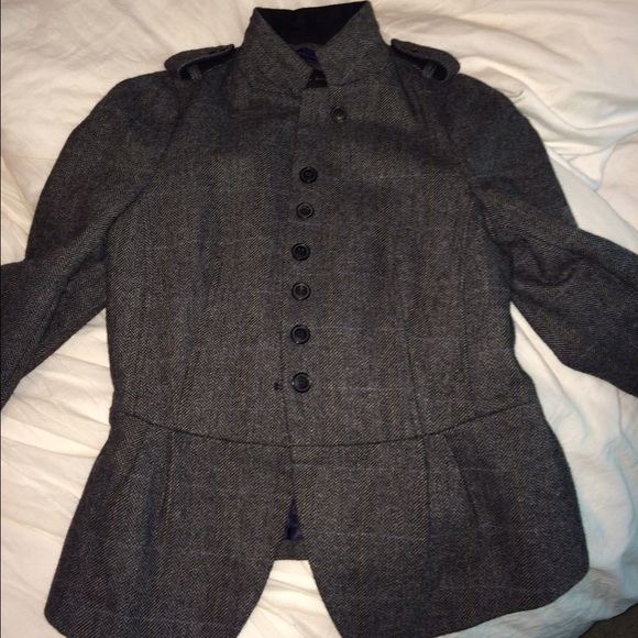 Military cut blazer