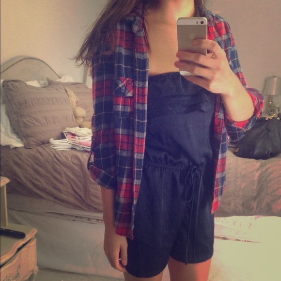Red & Blue Plaid Flannel