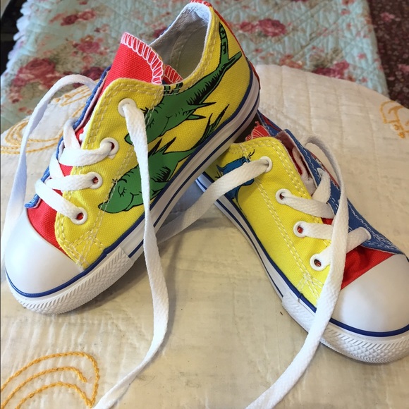 NIB Converse All Star Dr. Seuss Dbl Tongue oxfords