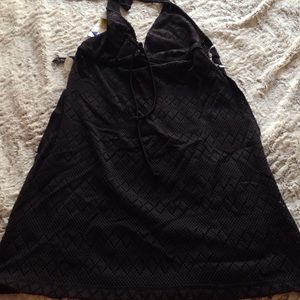 Black bathing suit coverup never worn nwt