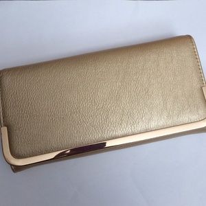 Gold Clutch Wallet