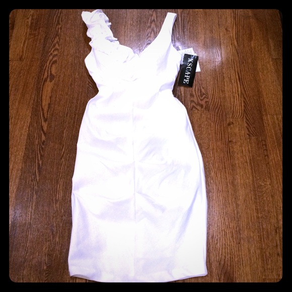 Xscape white dress