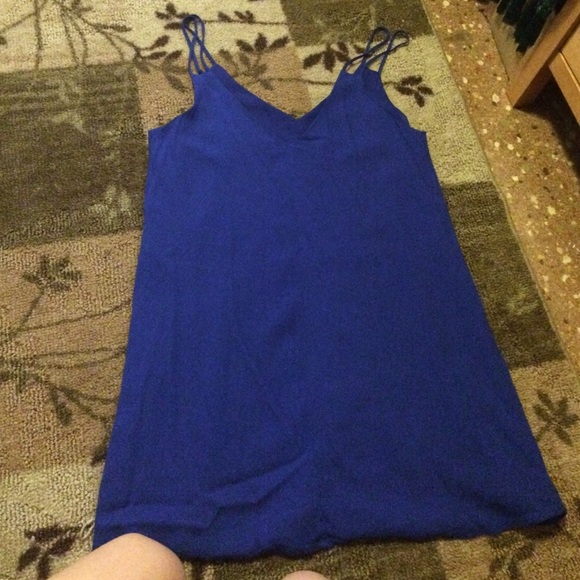 Deep ocean blue dress