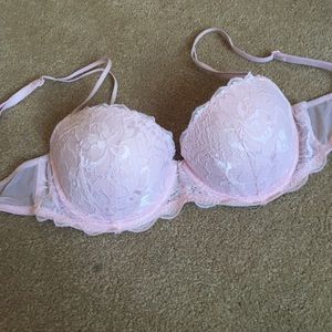 PINK Date Lace Push Up Bra