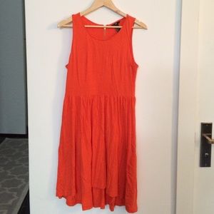 MOVING SALE! H&M hi-lo orange dress