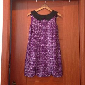 Anna Sui purple tulip dress Size 0 Like New