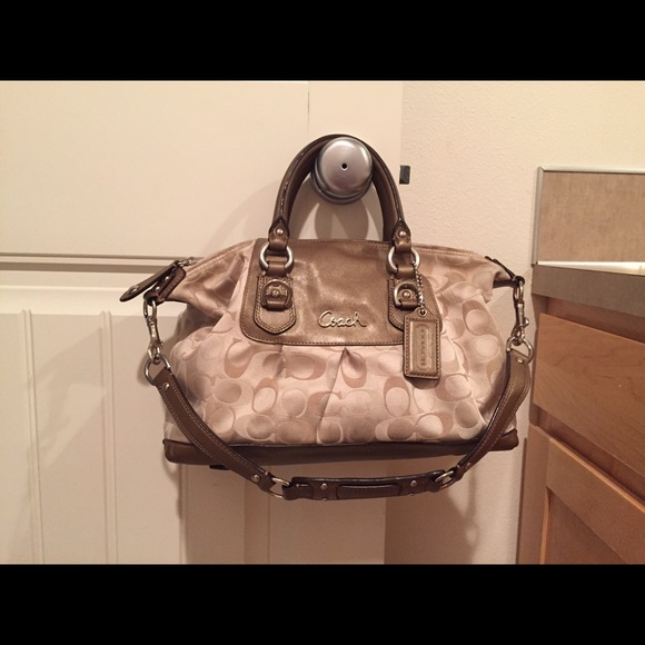 Coach handle and shoulder strap Hobo Handbag