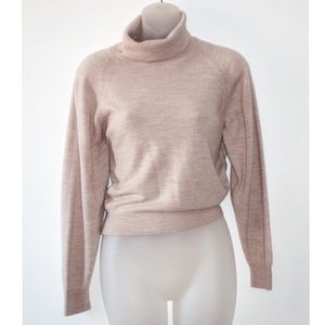 Lord & Taylor Turtleneck Sweater, Oatmeal/Sz S-XS