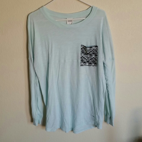 VS PINK baby blue sweatshirt