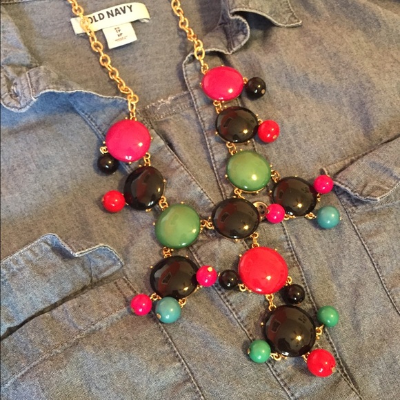 Multi Color Bubble Necklace - Picture 2 of 2