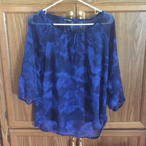 Blue Express Blouse