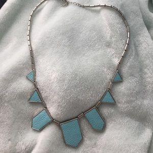Blue Faux HOH Necklace