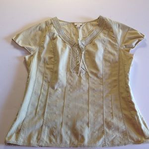 J JILL COTTON CROCHET TOP 10 (12/30)