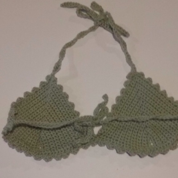 LIGHT GREEN Bikini Top - Picture 3 of 4