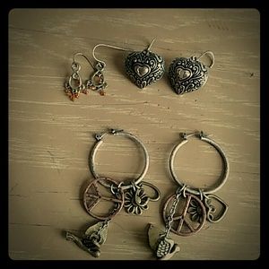 3 pair earring bundle