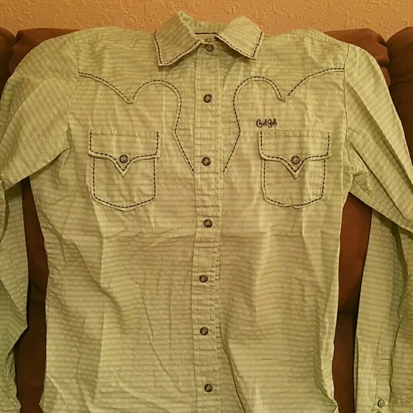 Western Style snap up shirt by Cruel Girl.