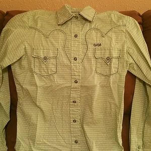 Western Style snap up shirt by Cruel Girl.