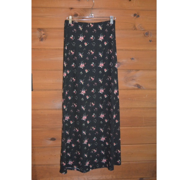 Floral maxi skirt
