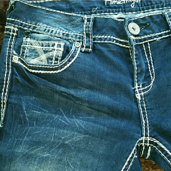 Distressed denim by Amethyst.