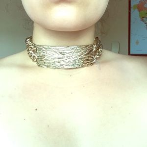 Gold Plated Choker Necklace