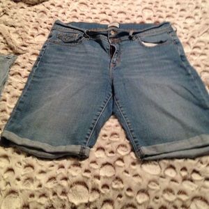 Denim shorts