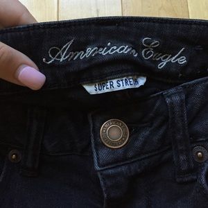 AEO Black Skinny Jeans