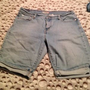 Denim shorts