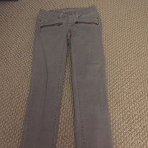 Aeropostale grey skinny jeans
