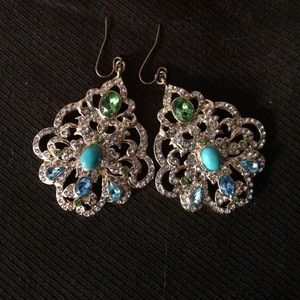 Badgley Mischka dangling earrings