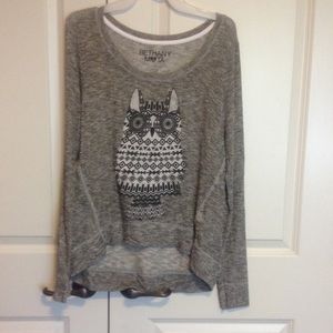 Long sleeve owl shirt