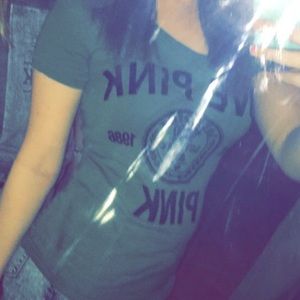 Love PINK Green/Navy Top