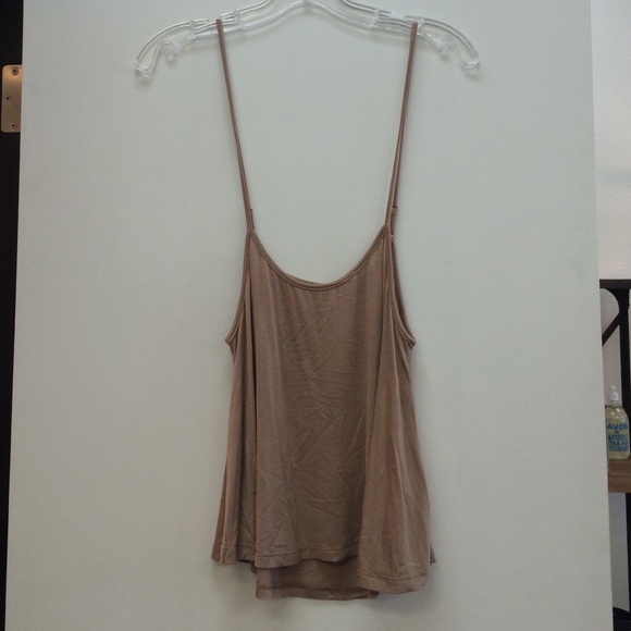 Brown crop top